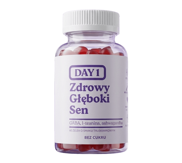zdrowy głęboki sen suplement żelki